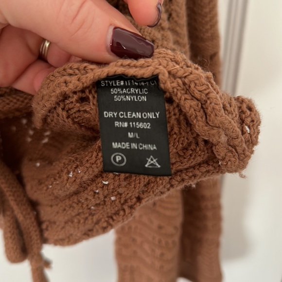 Cinched sweater | American threads - Picture 4 of 5